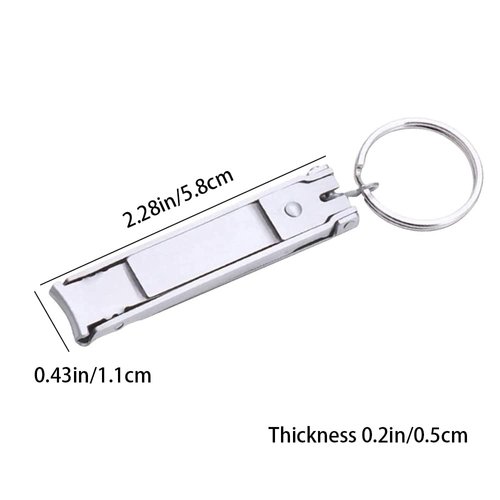 JIALWSJWAN Nail Clipper Anti Splash Nail Cutter with Nail File Multifunctional Fingernail Trimmer for Men and Women