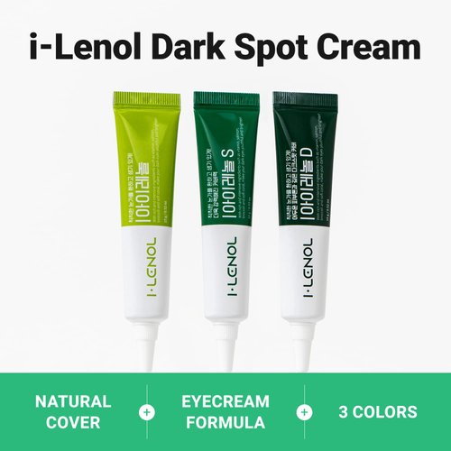 i lenol Dark Spot Cream, Dark Circles Treatment Concealer, 0.52 fl oz, Natural Finish, Eye Cream for Dark Circles, Dark Spot Corrector - Light Beige