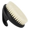 Dry Brushing Body Exfoliating Brush, Anti Slip Body Scrubber for Shower, Never Mold Shower Body Cleaning Brush for Deep Cleansing & Soften Skin, Improve Circulation, Reduce Ingrown Hairs(1 Pack-Black)