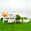 9 Pcs Realistic Cat Figure Mini Cute Cat Characters Miniature Educational Figures Kitten Easter Eggs Cake Topper Christmas Birthday Gift for Cat Lover