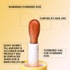 LANGMANNI Hyaluronic Acid Lip Oil,Hydrating and Nourishing Lip Gloss,Lightweight & Non-Sticky,Tinted Lip Glow Oil.(#4 Chocolate)