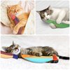 WONOWPA Catnip Toy, 3PCS Cat Chew Toys, Bite Resistant Catnip Toys with Bell Inside, Plush Cartoon Kitten Teething Interactive Toy for Cats