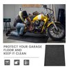 Datanly Garage Floor Mat 29 x 36 Inch Oil Spill Mat Oil Absorbent Pads Reusable, Washable, Waterproof Backing Contains Liquids, Protects Garage Floor or Driveway Surface, Black (1 Pcs)