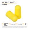 3M Ear Plugs, 200/Box, E-A-R TaperFit2 312-1219, Uncorded, Disposable, Foam, NRR 32, For Drilling, Grinding, Machining, Sawing, Sanding, Welding, 1 Pair/Poly Bag