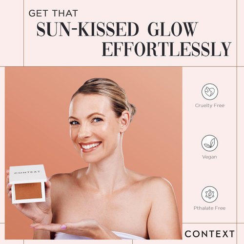 Context Skin Matte Bronzer Powder | Vegan & Cruelty-Free Powder Bronzer for Face | Sun-Kissed Makeup Finish | Long-Lasting, Buildable Coverage | Perfect for All Skin Tones | Speed of Sound