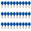 Beer Plugs Tap Brush,30 Pack Beer Faucet Tap Cleaning Plug Brush for Draft Beer Faucet Cap (Blue)