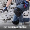 WORKPRO Knee Pads for Construction - Safety Kneepads with Ergonomic Gel Cushion and Foam Padding, Adjustable Buckle Straps and Durable Buttons, Ideal for Work Flooring Gardening