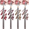 Khasana Lip Liner Pencil Set, Smooth Creamy Application, Long-Lasting, Gift Set- Nourishing & Moisturizing Formula. Transfer-Proof, Pack Of 4 (SIENA)