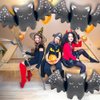 Black Bat Balloons Halloween Balloons Halloween Bat Balloons for Halloween Theme Party Supplies Spooky Party Decor Birthday Halloween Party Decorations Supplies Balloon Sets-3 Pcs