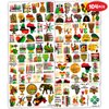 100PCS Happy Kwanzaa African American Theme Temporary Tattoos Birthday Party Decorations Favors Supplies Cute Black History Month Africa Tattoo Stickers Gifts for Girls Boys Home Activity Class Prizes