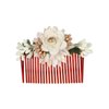 Accessher Multicolor Pack of 3 Acrylic Comb Indo Western Fancy Hair Clip/Side Pin/Comb Pin/Jooda Pin Hair Accessories with Cloth Flower for Women's Hair and Girls