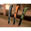 OUTDOOR EDGE RazorEDC Lite 2.5" - Replaceable Blade Folding Pocket Knife with Pocket Clip for Everyday Carry (Black, 2 Black Blades)