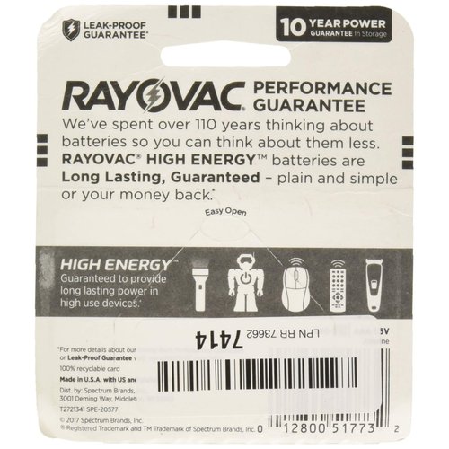 Rayovac AAA Batteries 8-Pack