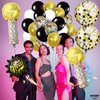 KatchOn, Disco Happy New Year Balloons - Pack of 37 | Happy New Year Decorations 2025 | New Years Eve Party Supplies 2025 for NYE Decorations 2025 | Disco Ball Balloons for New Years Party Decorations