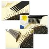 2 Pieces Hair Brush Cleaning Tool: Comb Cleaner and Mini Remover for Removing Hair Dust, Ideal for Home and Salon Use (Black)