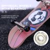 BRAVORD Professional Complete Wooden Fingerboard 32/34mm 5-Ply Maple Finger Skateboard with Upgraded Components (SK-Panda)