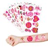 102 PCS Happy Mother’s Mothers Day Temporary Tattoos Birthday Themed Party Decorations Supplies Favors Decor Cute Best Mom Ever Stickers Tattoo Gifts for Class Prizes Women Kids Boys Girls Carnival