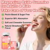 500mg Magnesium Oxide Gummies for Adults & Kids - Sugar Free Magnesium Gummies Supplement for Nerve, Bone & Muscle Support, Vegan, Non-GMO, Strawberry Flavor, 120 Count