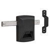 National Hardware N109-080 SmartKey Security Gate Lock, Keys Included, Coated with WeatherGuard Protection, Black
