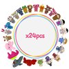 24 PCS Finger Puppets Set Mini Stuffed Animals Finger Puppet
