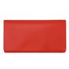 Red Vinyl Checkbook Cover, Top Tear Personal Vinyl Checkbook Cover
