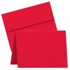 Blank Red A7 (5" x 7") Cards with Envelopes – Great for Customized and Personalized Holiday, Christmas, Xmas and New Year Greetings, Party Invitations, Thank You Cards and Announcements – 25 SETS