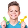 Sumind 24 Pieces Slingshot Chicken Turkey Slingshot Chicken Flingers Chicken Toys Flicking Flying Rubber Chicken Slingshot Frog Toy for Children Christmas Games Party Favors Gift(Chicken, Frog)