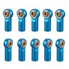 10PCS ShareGoo Aluminum M3 Tie Rod End Ball Joint Link Ball Head Holder Compatible with Tamiya HSP Traxxas Axial SCX10 1/10 RC Car Truck Buggy Crawler