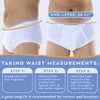 Wearever Incontinence Underwear for Men - Reusable & Washable Men's Bladder Control Briefs with Regular Absorbency - Leak Proof Underwear (Pack of 3) (White) (L)