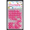 DONNA Jumbo Stripe Plastic Hair Beads, DIY Hair Braiding Plastic Beads for Braid Hair 1pc Quick Beaders for Kids Hair Braids, 1PC HOT Pink Color