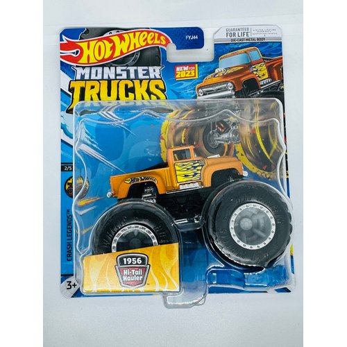 Hot Wheels Monster Trucks - 1956 Hi-Tail Hauler - Crash Legends 2/5 - Pickup Truck - 2023 Mix 2