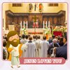 Bememo 100 Pcs Little Jesus Figures Original Design Mini Rubber Jesus Toys to Hide and Seek Christmas Religious Party Favors Sunday School Baptism Gifts
