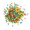 OliveNation Bright Candy Quins, Multicolor Candy Confetti Ice Cream, Dessert Topping, Edible Decoration - 1 pound