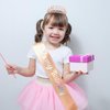 BAHABY It's My Birthday Sash & Rhinestone Birthday Tiara Set Birthday Sash and Crowns for Women Happy Birthday Decorationss- Rose Gold