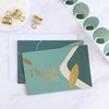 Rileys Thank You Cards with Envelopes | 50-Count, Gold Foil - Blank Note Cards, Thank You Notes, Blank Cards with Envelopes, Thank You Wish Cards, Wedding, Graduation, Baby Shower (Sage Green)