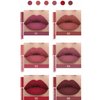 Matte liquid lipstick waterproof all day wear soft smooth application 6 color palette shade set Makeup Set, Matte liquid Long-Lasting Wear Non-Stick Fade resistant (A)