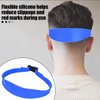 FOWSRHRG Adjustable Hair Trimming Guide, Neckline Shaving Template and Professional Hair Cutting Cape DIY Beard Shaper Inbuilt Comb's Template Haircutting System (1PCS Blue Neckline Shaving Template)