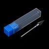 Nail Drill Bits, 3/32'' (2.35mm) Tungsten Steel Nail Art Manicure Drill Bits, Electric Pedicure Manicure Grinding Head Nail Polishing Accessory Portable Electric Nail Drill (Blue)