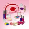 Kids Makeup Kit for Girl, Fake Makeup for Kids, Little Girls Makeup Set, Play Makeup Kit for Girls, Toddler Makeup Kit with Kid Makeup for Girls, Accessories, Cosmetic Bag, Toy Makeup Set for Girls 3+