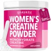 Creatine for Women With Micronized Creatine Monohydrate Powder for Post Workout Recovery Powder - Creatine for Women Booty Gain - 3g Unflavored, Non-GMO, Vegan Creatine Powder for Woman - 100 Servings