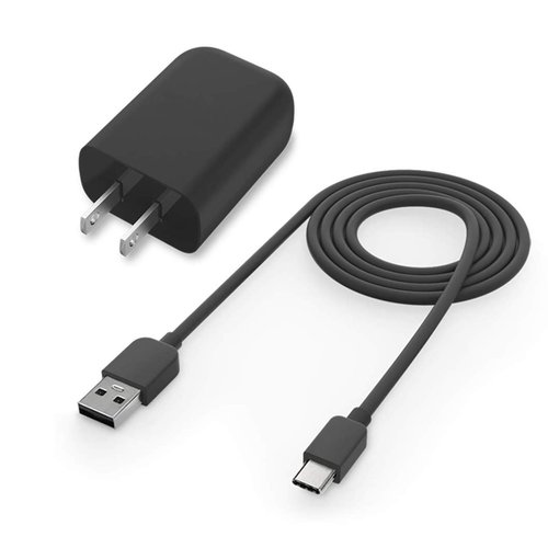 Quick Charging 3.0 KIT Compatible with Xiaomi Redmi Note 9 Pro Wall Charger + USB Type-C Data Cable 18W. (Black)