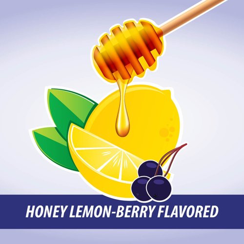 Nature's Way Sambucus Elderberry Hot Drink Mix with Vitamin C and Echinacea, Immune Support*, Honey Lemon-Berry Flavored, 10 Packets