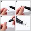 NMKL Electric Round Diamond Drill Bit Cuticle Cleaner 3/32" Nail File Drill Rotary Nail Salon Manicure Pedicure Tool (Medium)