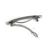 French Style Metal Barrettes Silver Hair Clips Accessory Findings 10 pk 3 Sizes (60mm)