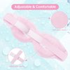 2 PCS Ice Eye Mask Reusable Ice Pack for Eyes,Hot Cold Compress Gel Bead Cooling Eye Mask with Eye Hole for Puffiness/Dark Circles/Eye Bags/Dry Eyes/Headaches/Migraines/Stress Relief (Pink)