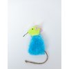 UglyToys USA - UglyMice Collection, Refillable Plush Catnip Mouse Toy for Cats, Blue & Yellow Colors for Visual Enrichment, Hidden Pouch Catnip Included