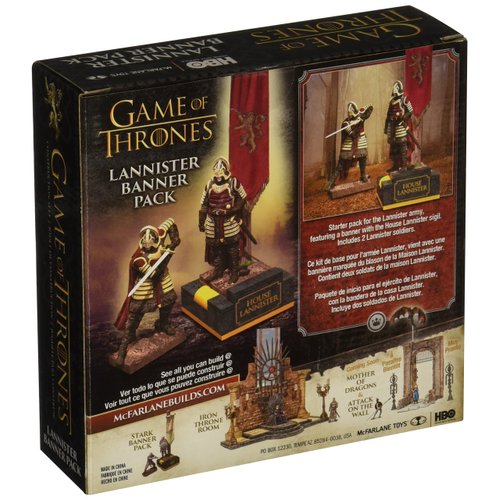 McFarlane Toys Game of Thrones Lannister Banner Pack Construction Set
