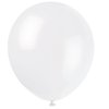 White Latex Balloons, 12" (10-Pack) - Premium-Quality & Vibrant Party Decorations, Perfect for Any Celebration