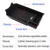 TTCR-II Compatible With Mercedes Benz C Class W205 Center Console Organizer 2015-2021, For GLC W253 Console Organizer Tray 2016-2022, For GLC Class Coupe Center Armrest Storage Box 2016-2023