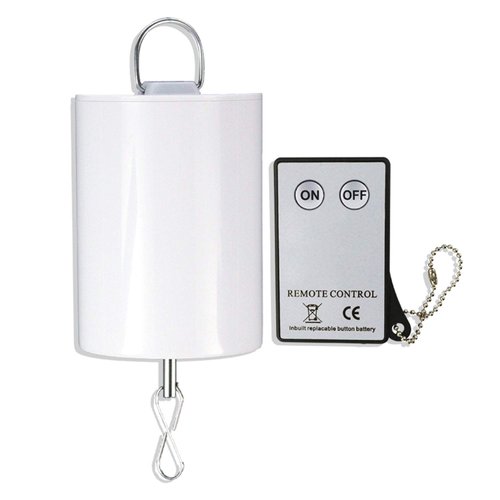 Fonmy Hanging Display Motor Rotating Motor for Wind Spinner Hanging Decor Ornament Wind Chimes with Mini Remote Controller for Battery Operated Motor-20 RPM Medium Speed
